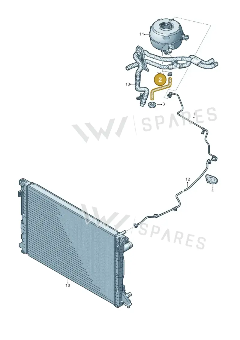 4K1121123A — Audi A6 2.0 (2018-) diagram 430121191, position 2