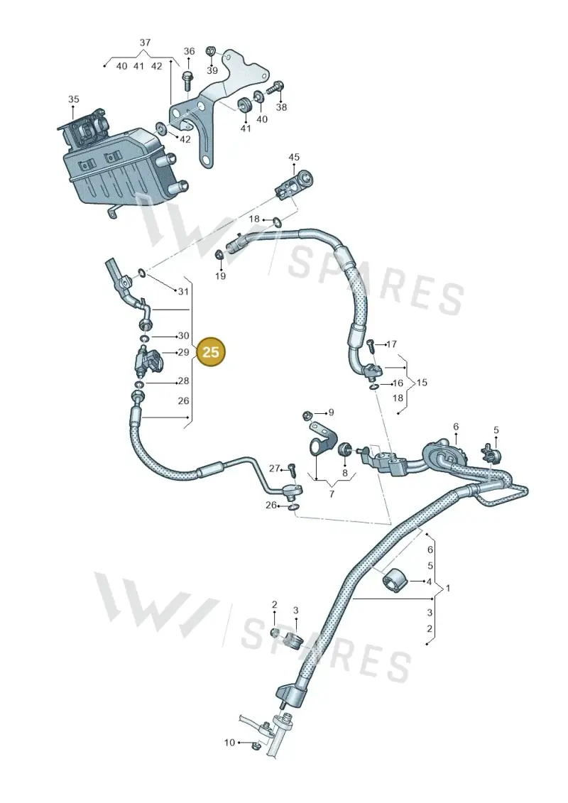 4K1816720AM — Audi A6 (2018-2025) diagram 435260850, position 25