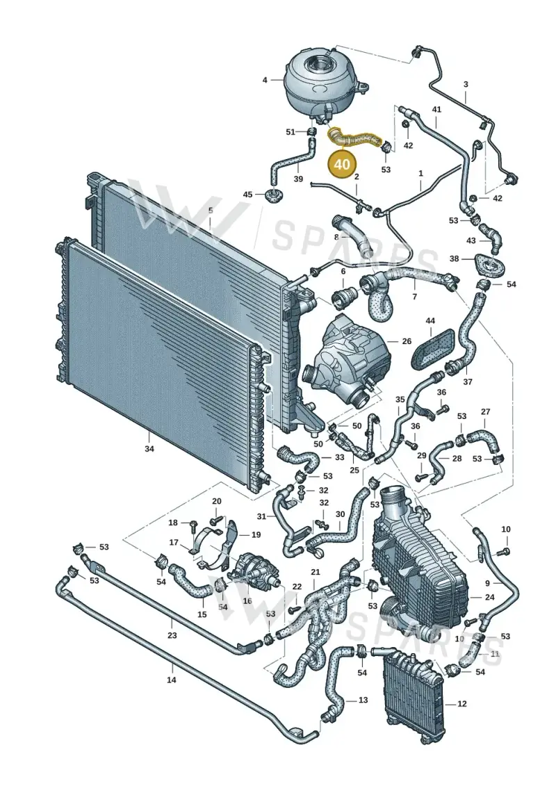 4K2122109M — Audi A6 (2018-2025) diagram 435121084, position 40