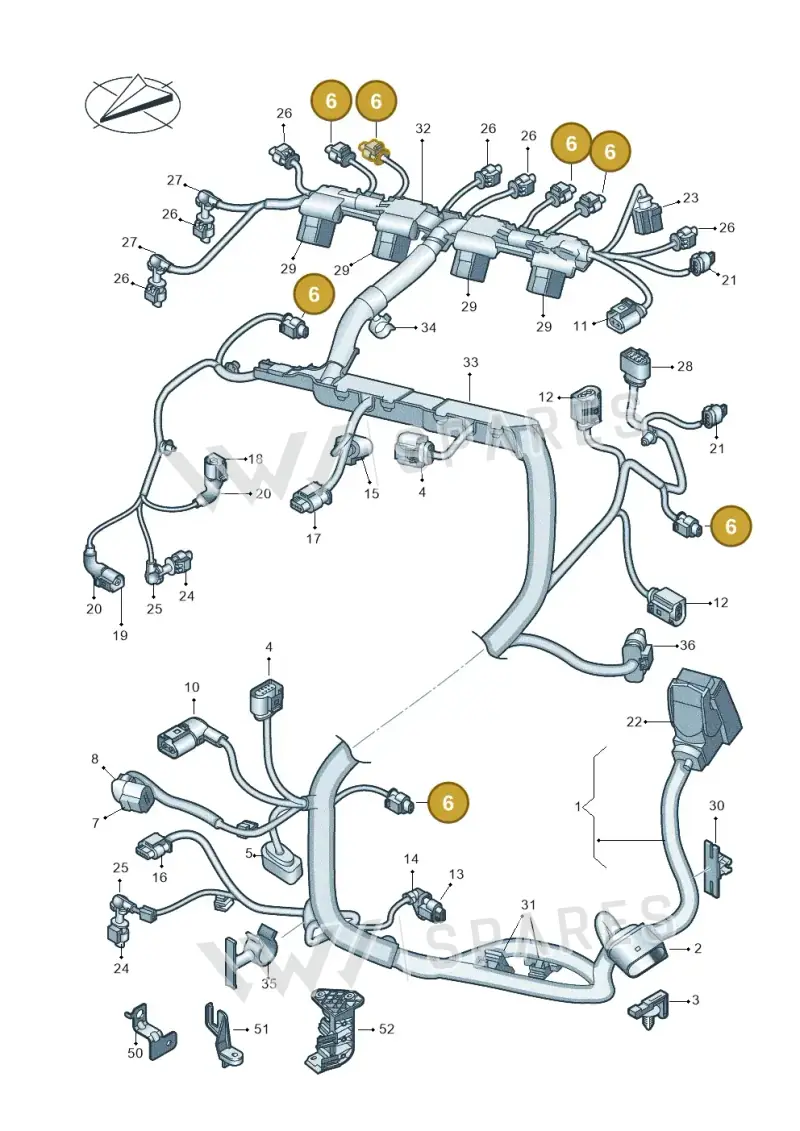 4K2973702A — Skoda Kodiaq (2024-2024) diagram 793971110, position 6