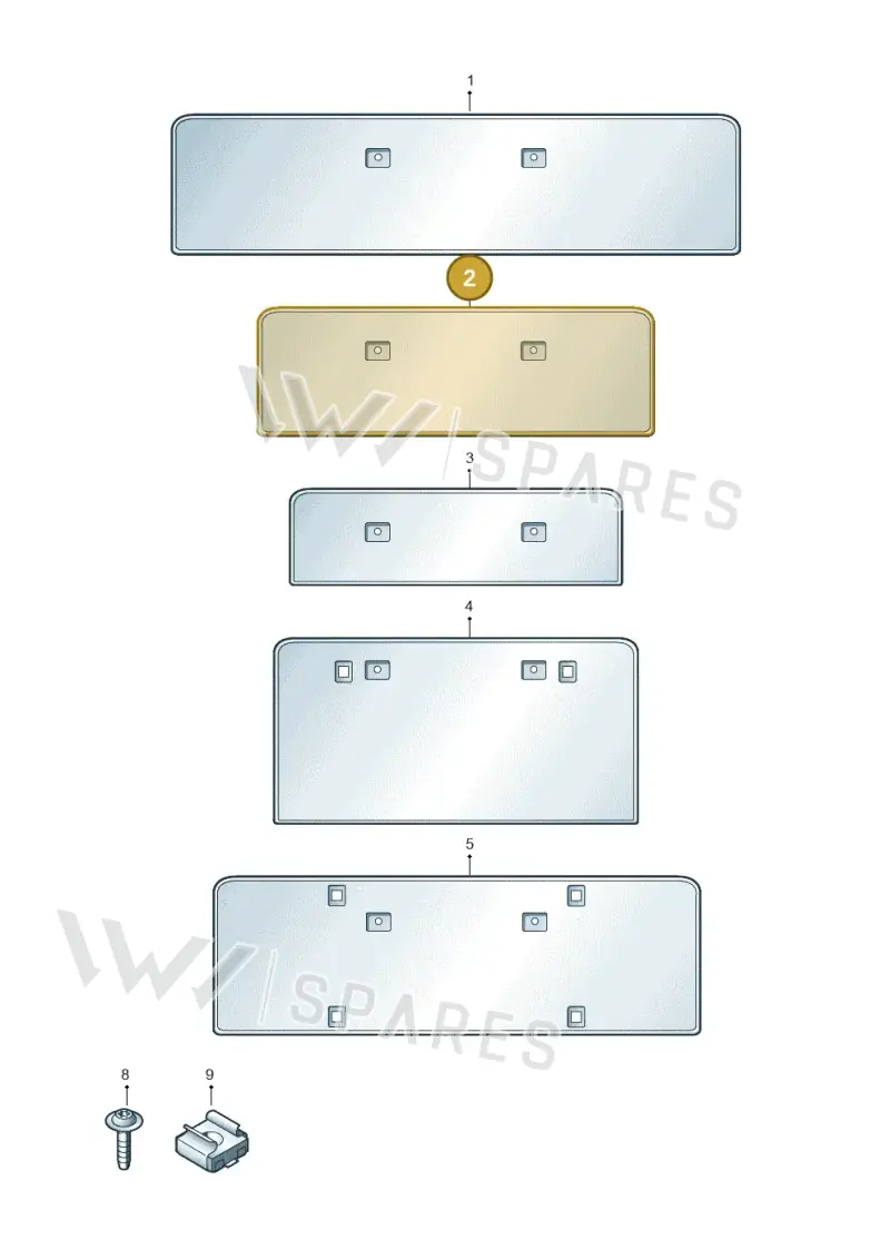 4K8807285L9B9 — Audi RS6 Avant (2019-2025) diagram 538807400, position 2