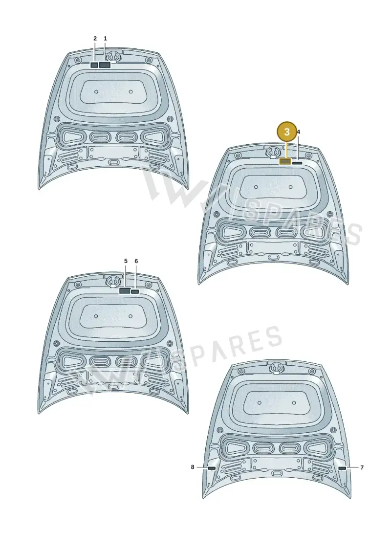 4KE010534E — Audi RS e-tron GT (2020-2025) diagram 4j1010010, position 3