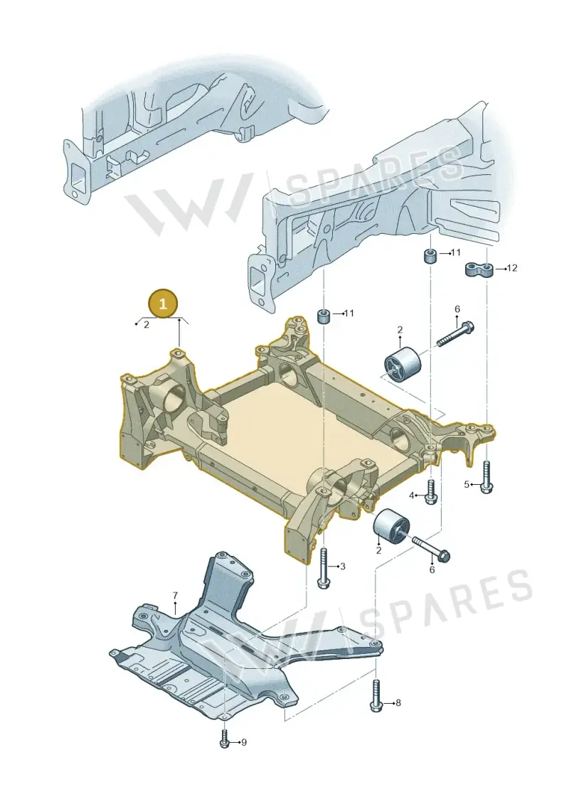 4KE399313E — Audi Q8 e-tron (2018-2025) diagram 586399000, position 1