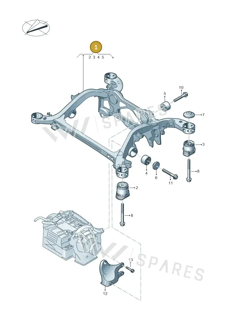 4KE505235AD — Audi Q8 e-tron (2018-2025) diagram 586505000, position 1