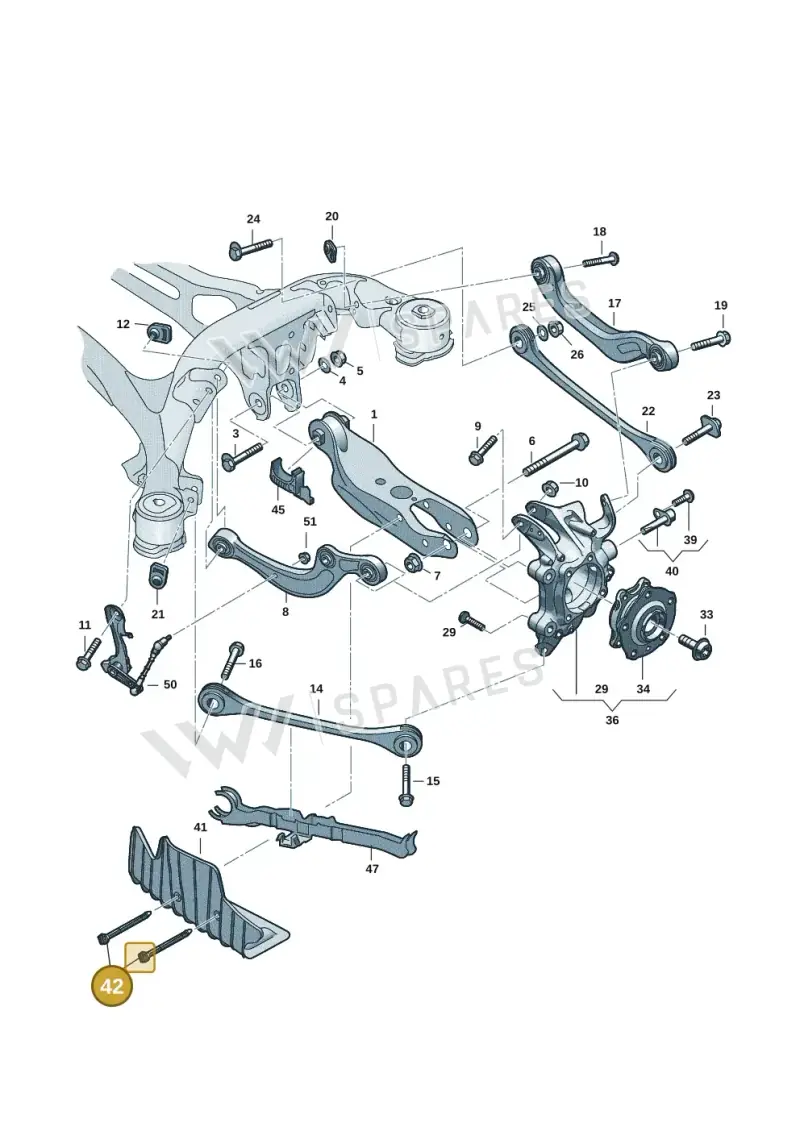 4KE512182 — Audi A5 Limo 2.0 (2024-) diagram 8wk505300, position 42