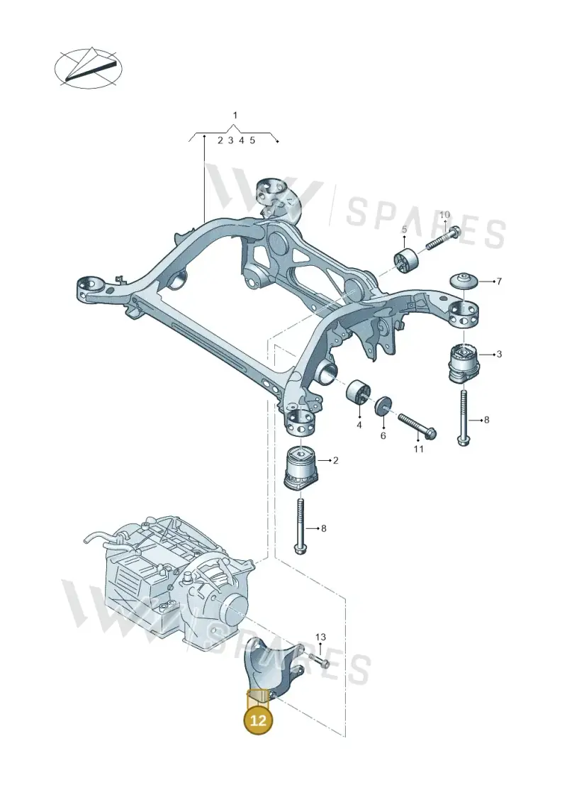 4KE599308H — Audi Q8 e-tron (2018-2025) diagram 586505000, position 12