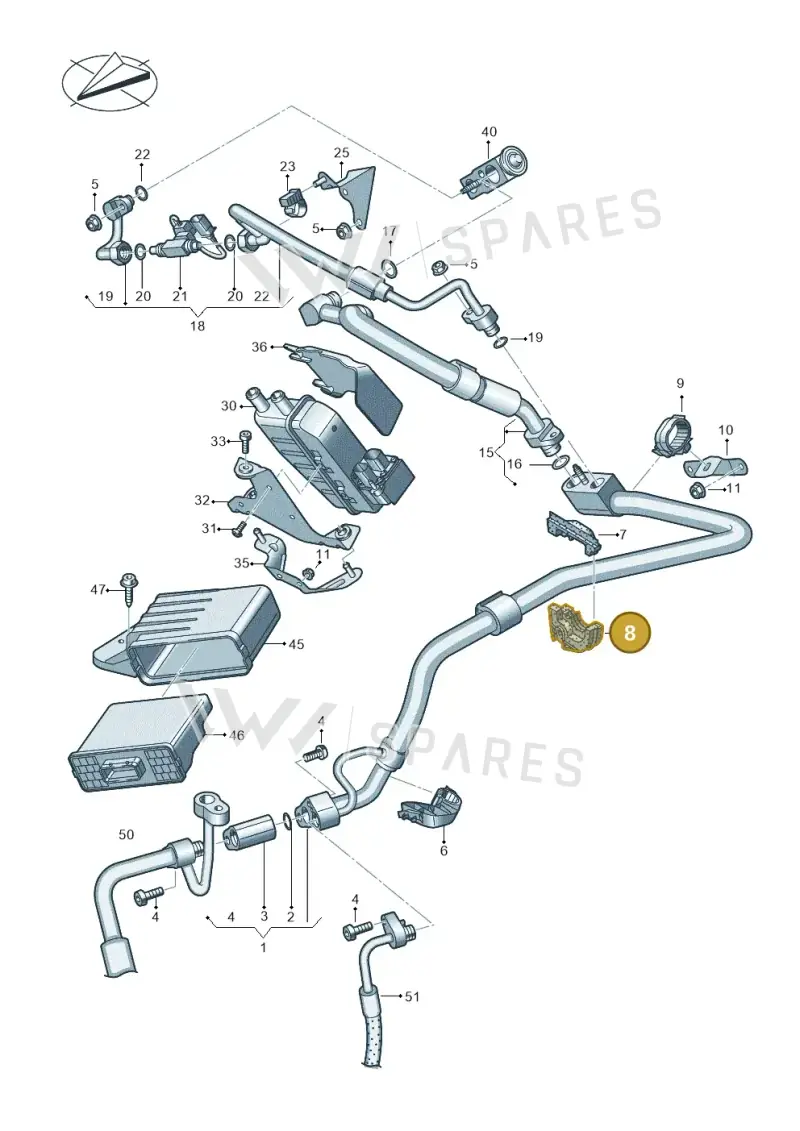 4KE820751B — Audi Q8 e-tron (2018-2025) diagram 586260850, position 8