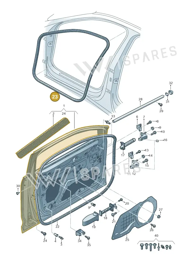4KE831721A — Audi Q8 e-tron (2018-2025) diagram 586831010, position 23