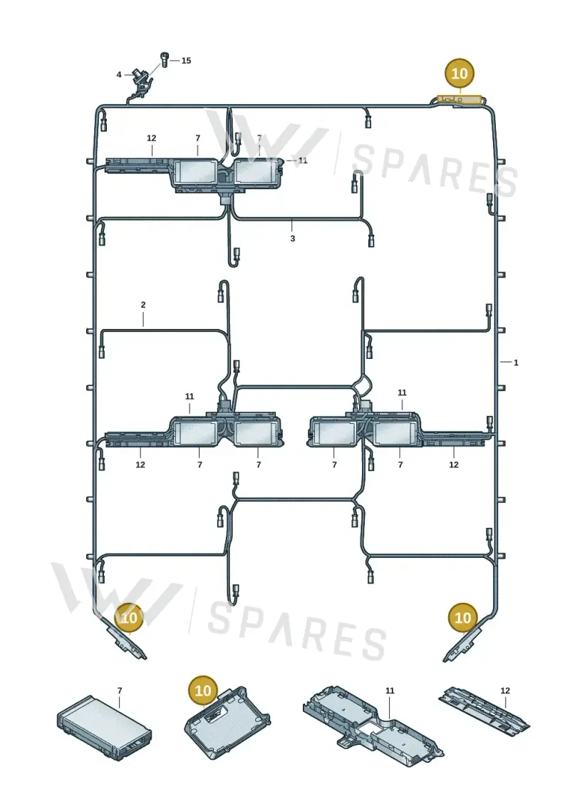 4KE915345B — Audi Q8 e-tron (2018-2025) diagram 586915530, position 15