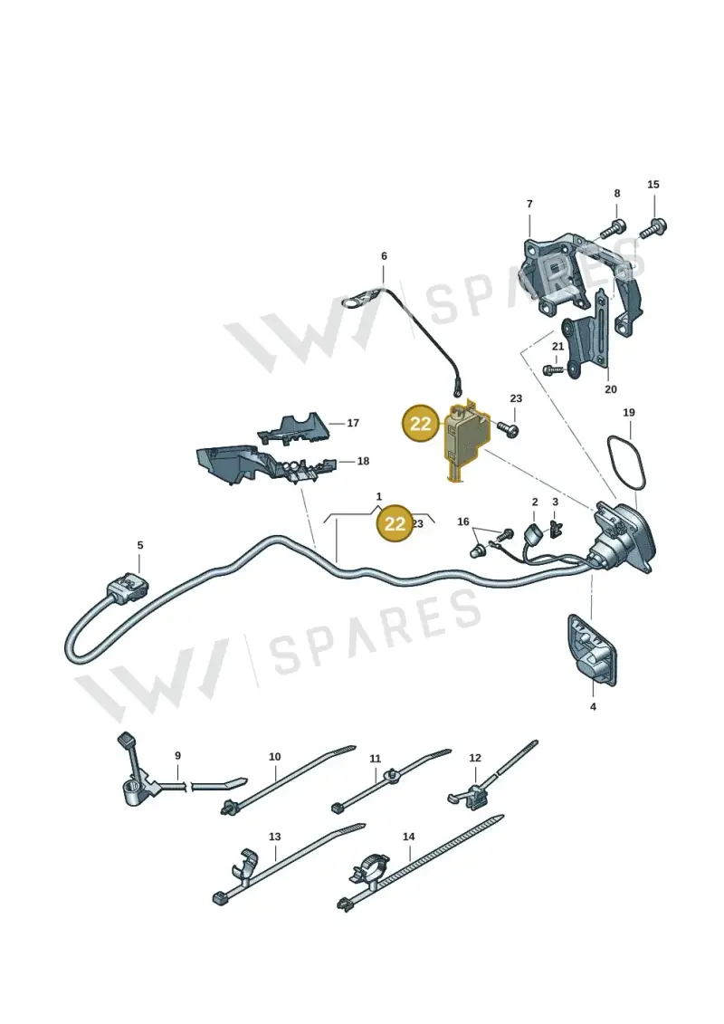 4KE915651A — Audi Q8 e-tron (2018-2025) diagram 586970145, position 22