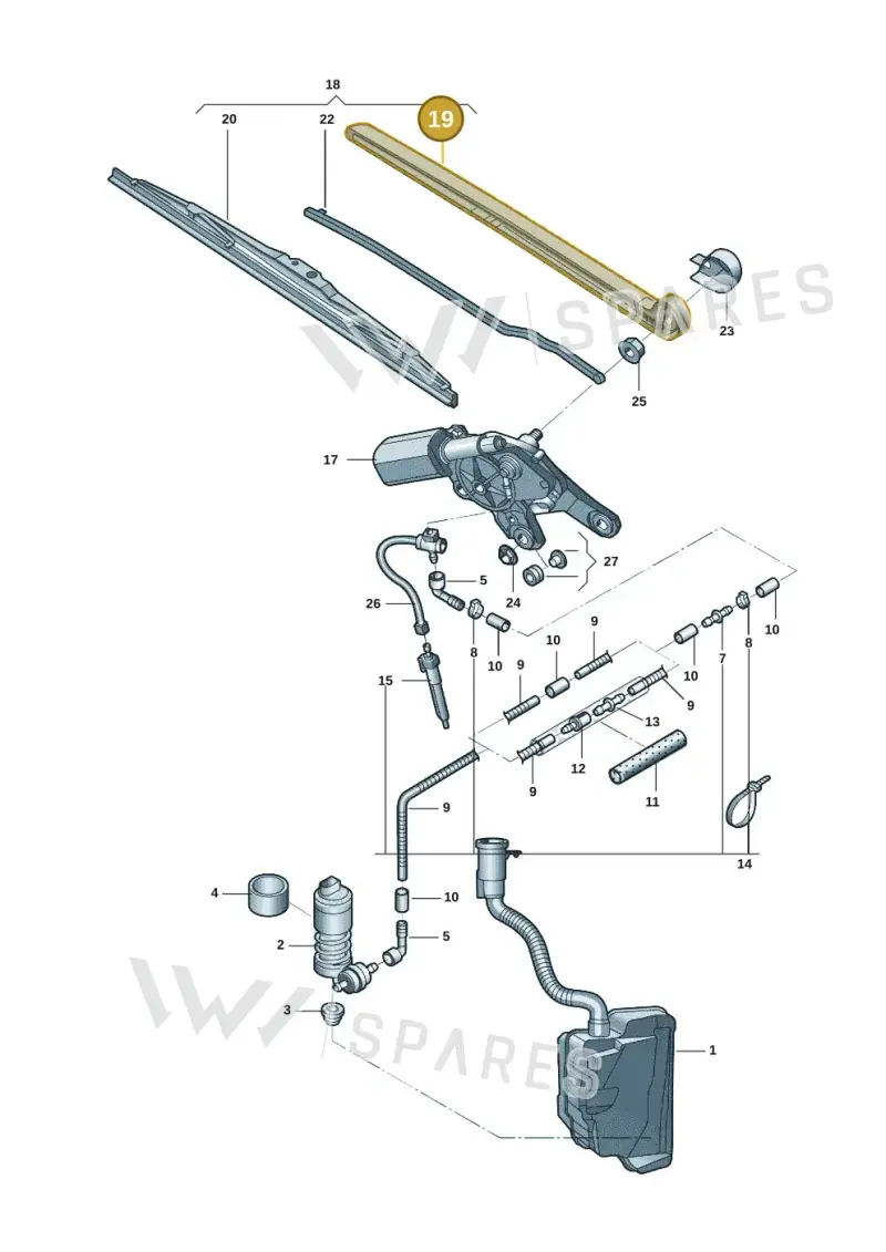 4KE955407B — Audi Q6 (2022-) diagram 4cg955020, position 19