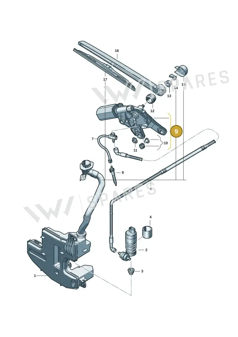 4KE955711 — Audi A5 Avant (2024-2025) diagram f5s955030, position 9