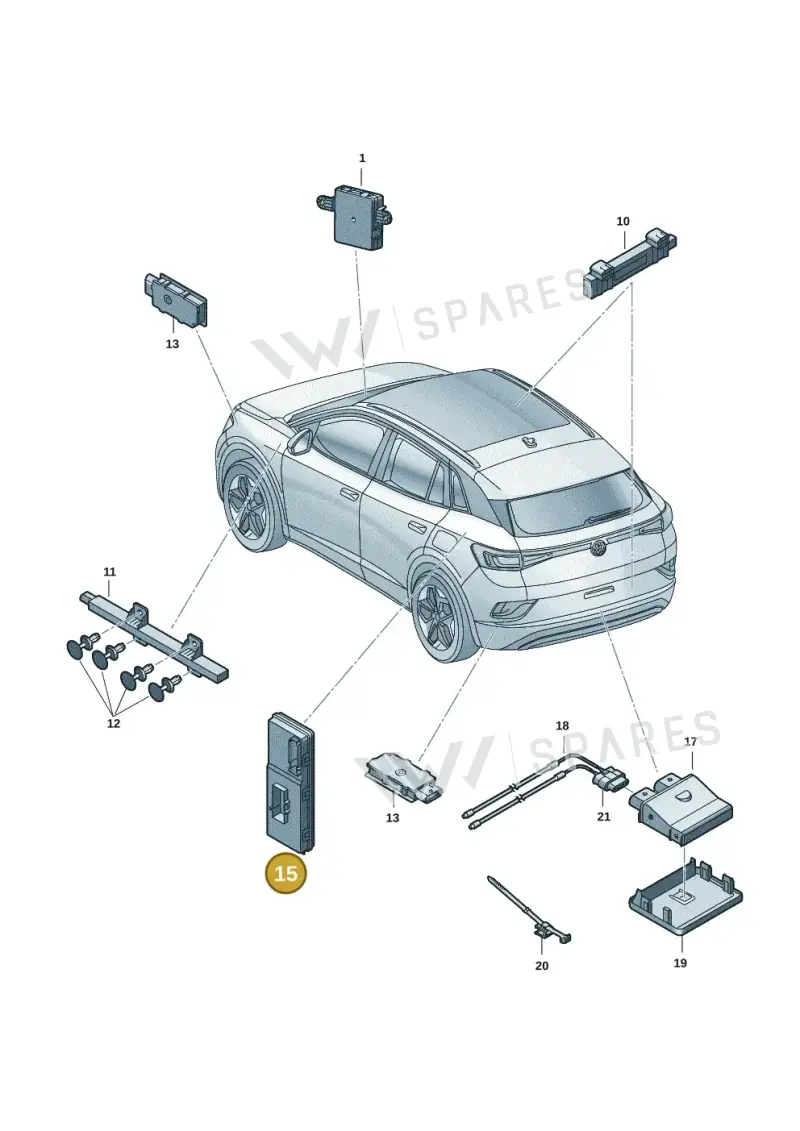 4KE959107A — Skoda Enyaq (2020-2021) diagram 50a909000, position 15