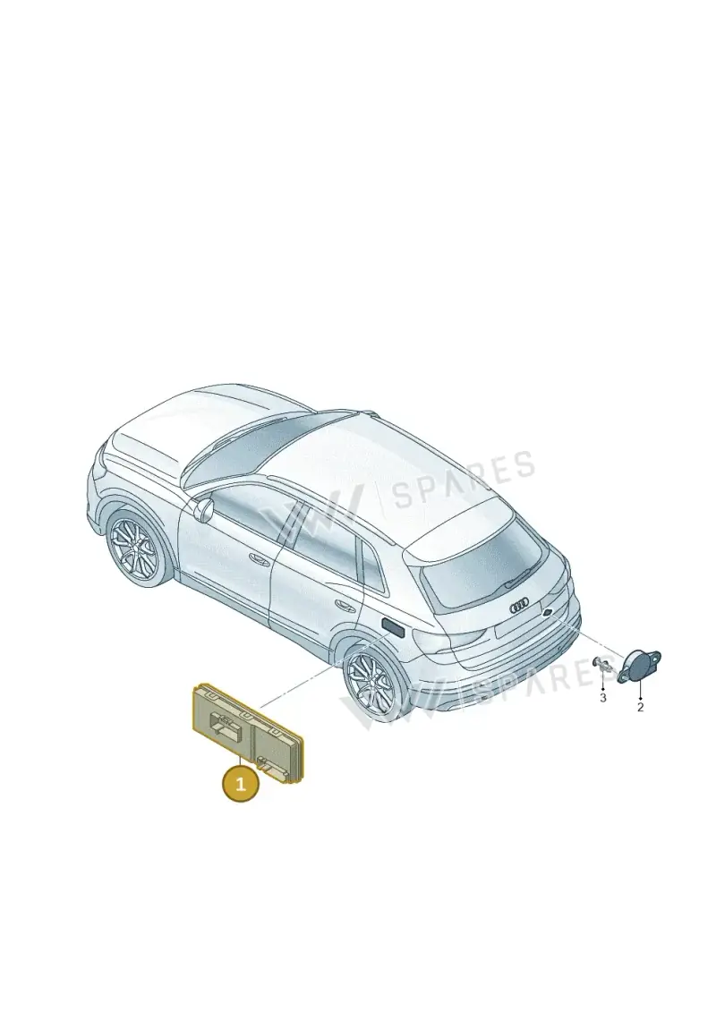 4KE959107A — Audi Q4 Sportback (2021-2025) diagram 89a959400, position 1