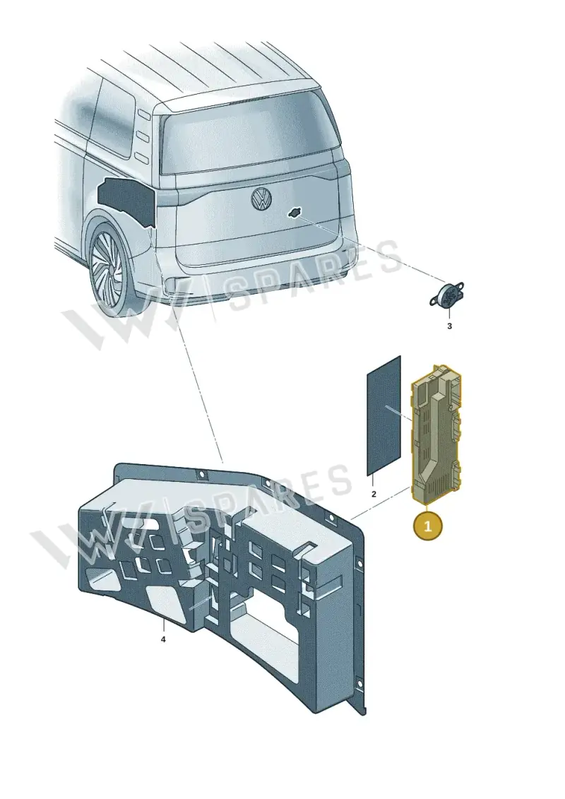 4KE959107B — Volkswagen ID. Buzz (2022-2025) diagram 15a909200, position 1