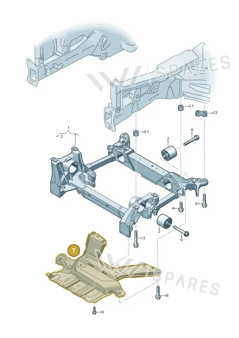 4KL399345B — Audi Q8 e-tron (2018-2025) diagram 586399000, position 7