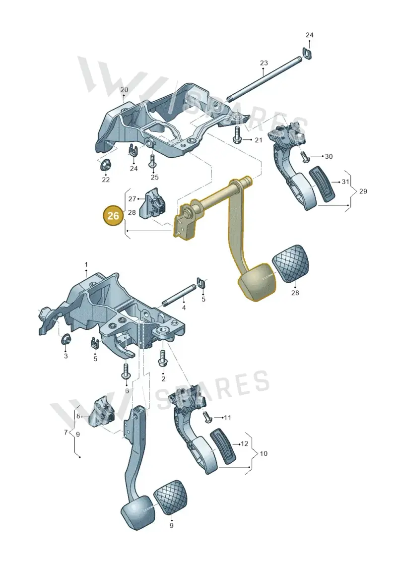4KR723140A — Audi Q8 e-tron (2018-2025) diagram 586723250, position 26
