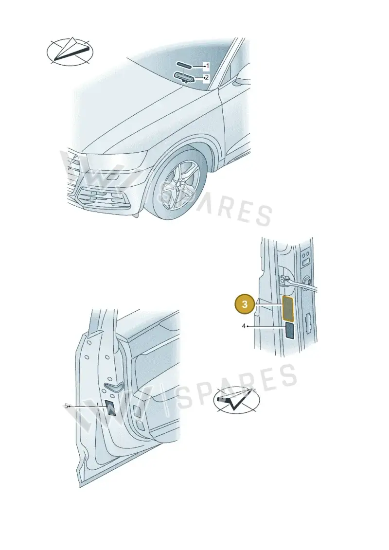 4L0000279AH — Audi RS6 Avant (2019-2025) diagram 435010200, position 3