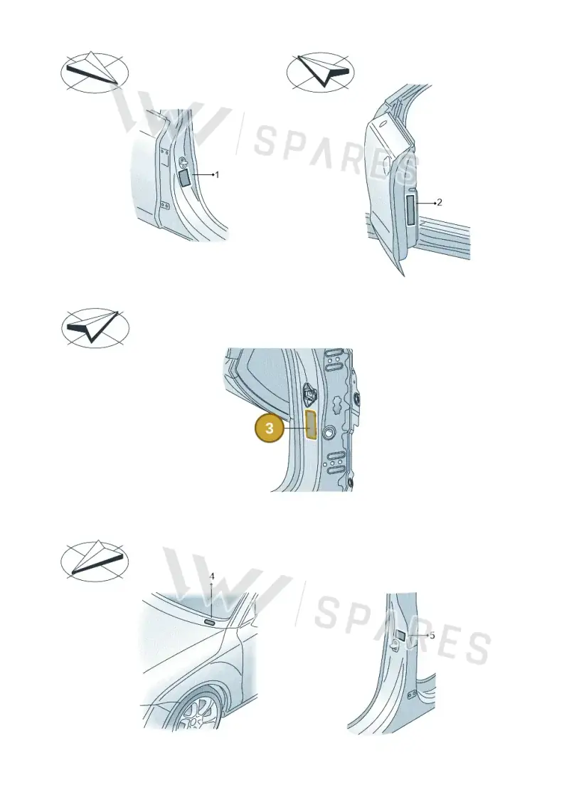 4L0000279K — Audi A1 Sportback (2014-2018) diagram 792010200, position 3