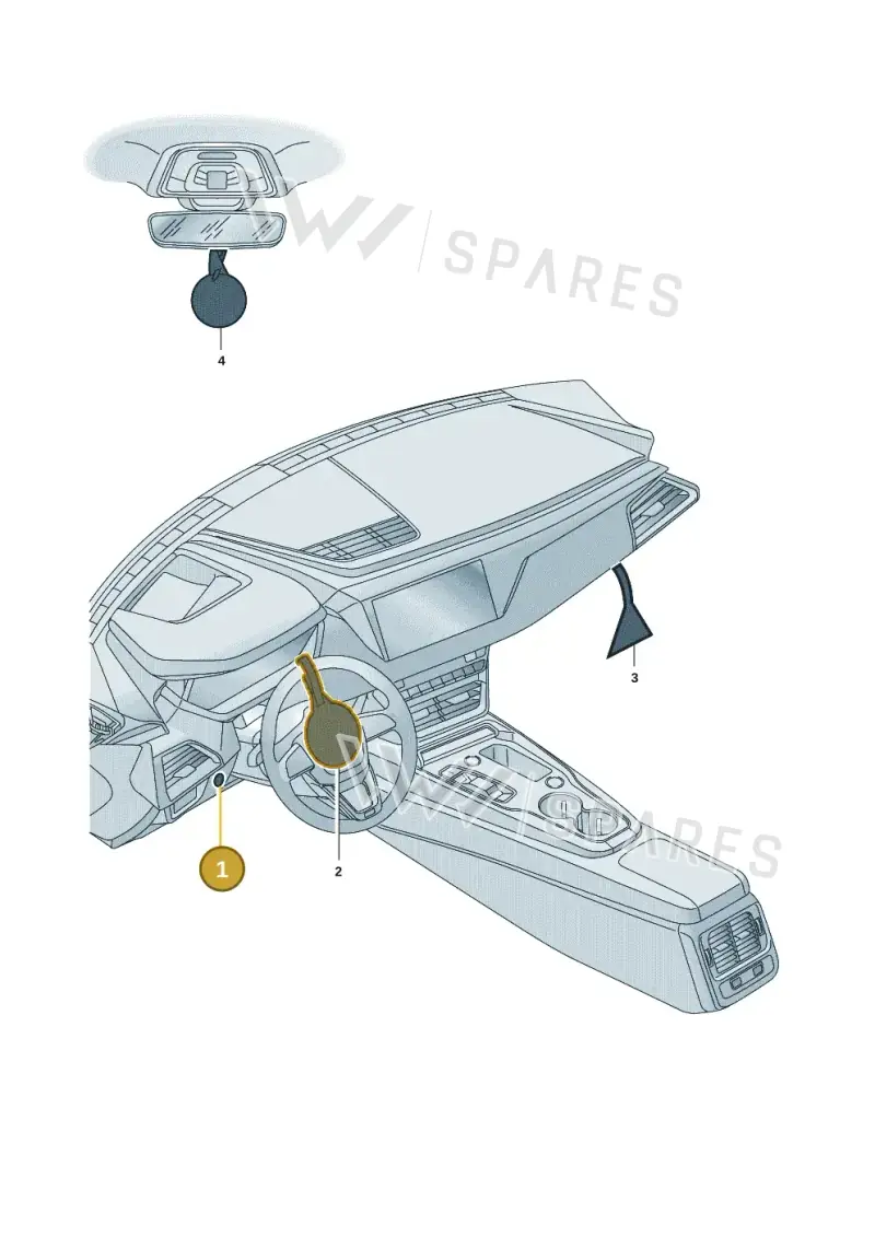 4L0010539 — Audi RS e-tron GT (2020-2020) diagram 4j1010025, position 1
