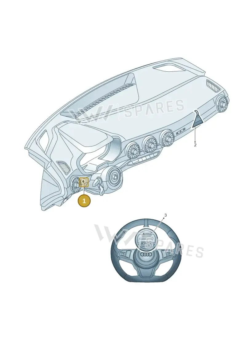 4L0010539 — Audi TTRS Coupe (2016-2023) diagram 850010250, position 1