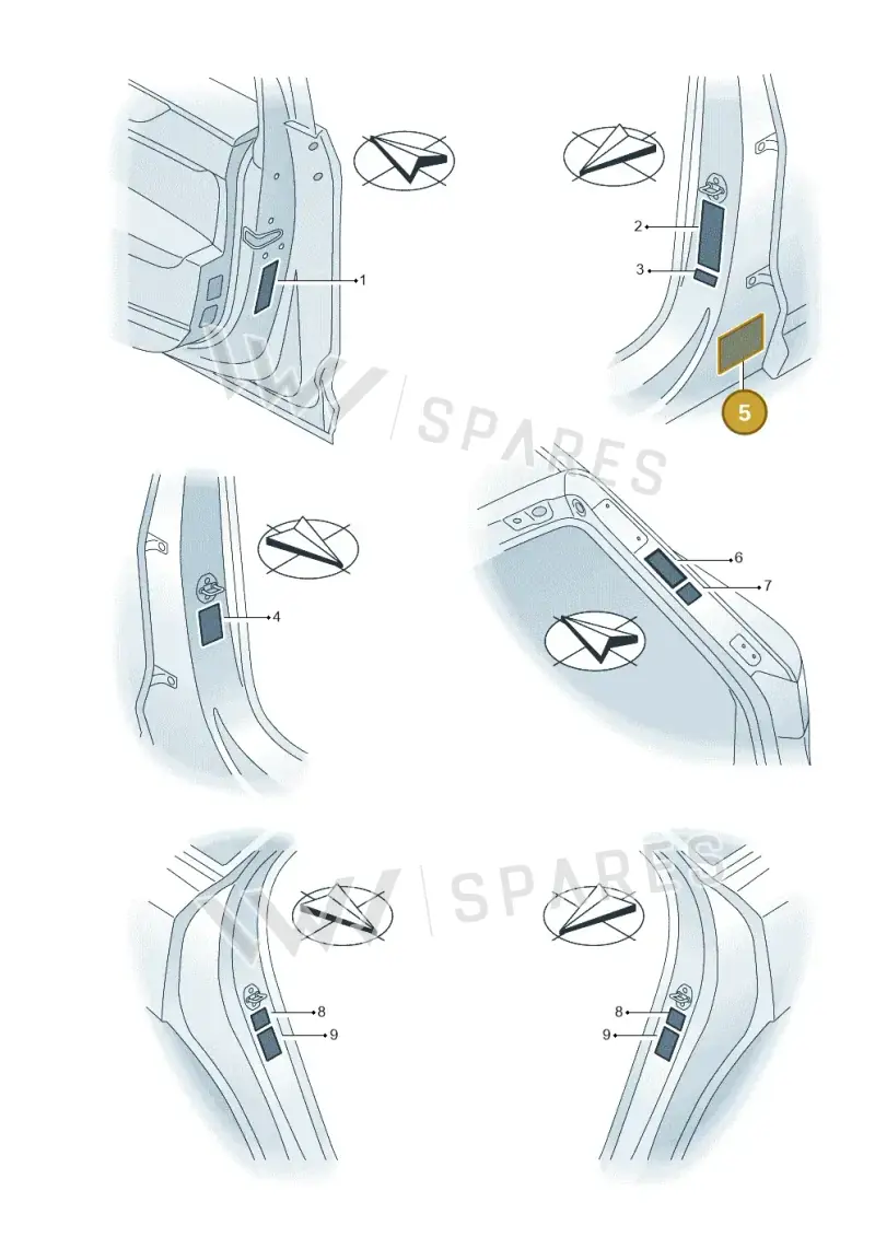 4L0010559B — Audi Q6 e-tron (2023-2025) diagram 586010200, position 5