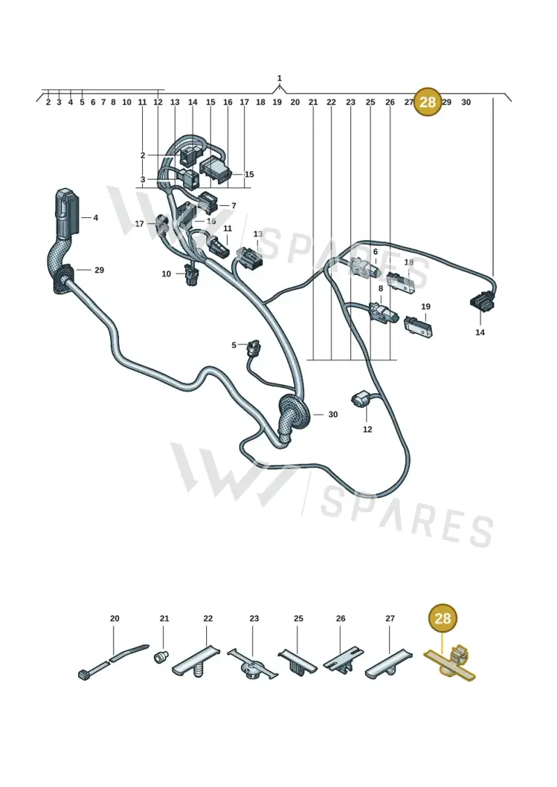 4L0971848 — Audi Q6 e-tron (2023-) diagram f5s972330, position 28