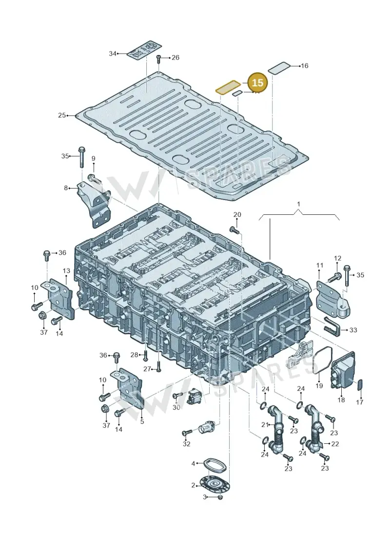 4M0000101A — Audi Q8 (2018-2025) diagram 429915500, position 15