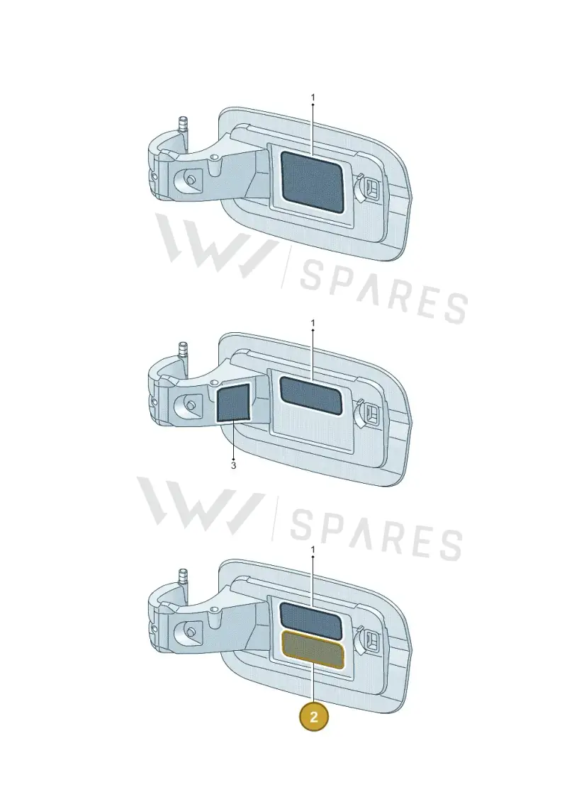 4M0010508S — Audi A3 Sportback (2019-2025) diagram 890010350, position 2