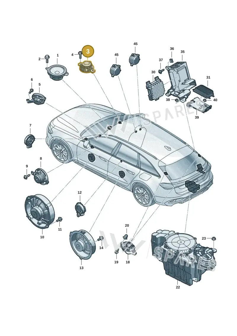 4M0035454B — Audi A5 Avant (2024-2025) diagram 4pa035350, position 3