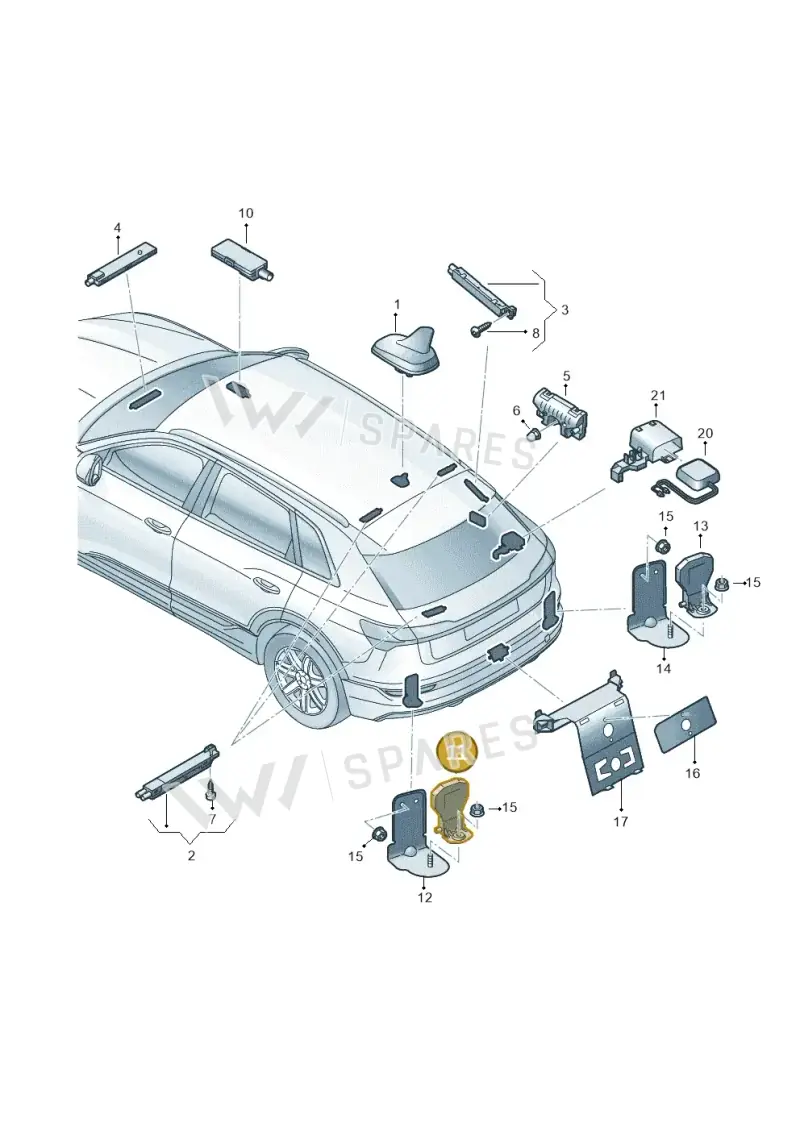 4M0035507A — Audi Q8 e-tron (2018-2025) diagram 586035100, position 11