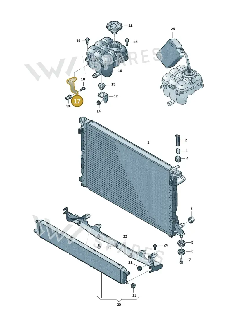 4M0121233CE — Audi RS Q8 Quattro (2019-) diagram 595121016, position 17