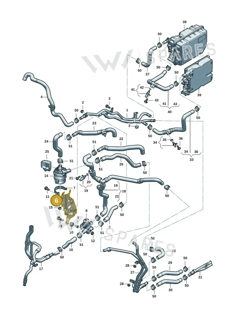 4M0121240BF — Audi Q8 (2018-2025) diagram 859121142, position 6