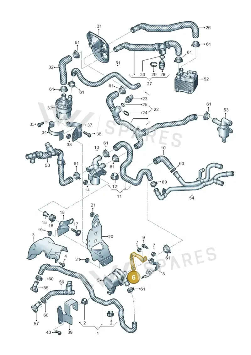 4M0121240N — Audi Q7 (2015-2025) diagram 859121510, position 6
