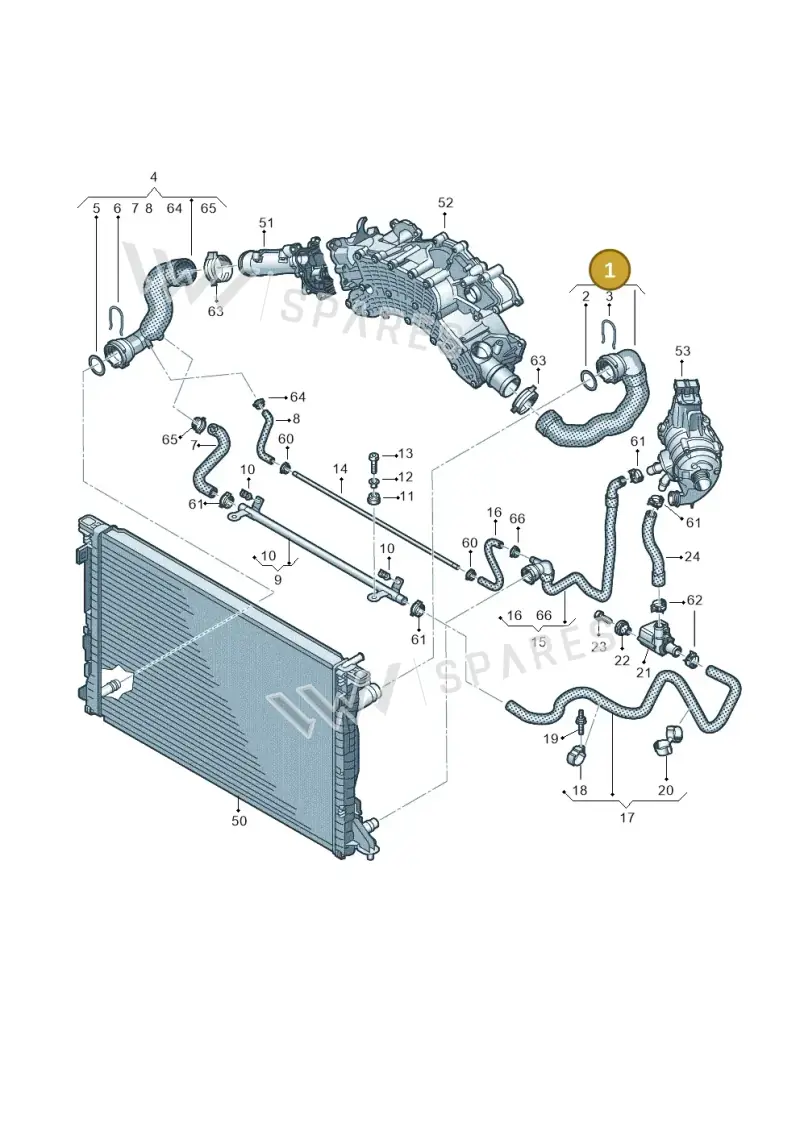 4M0122101CC — Audi Q8 Quattro 3,0 (2018-) diagram 859121650, position 1