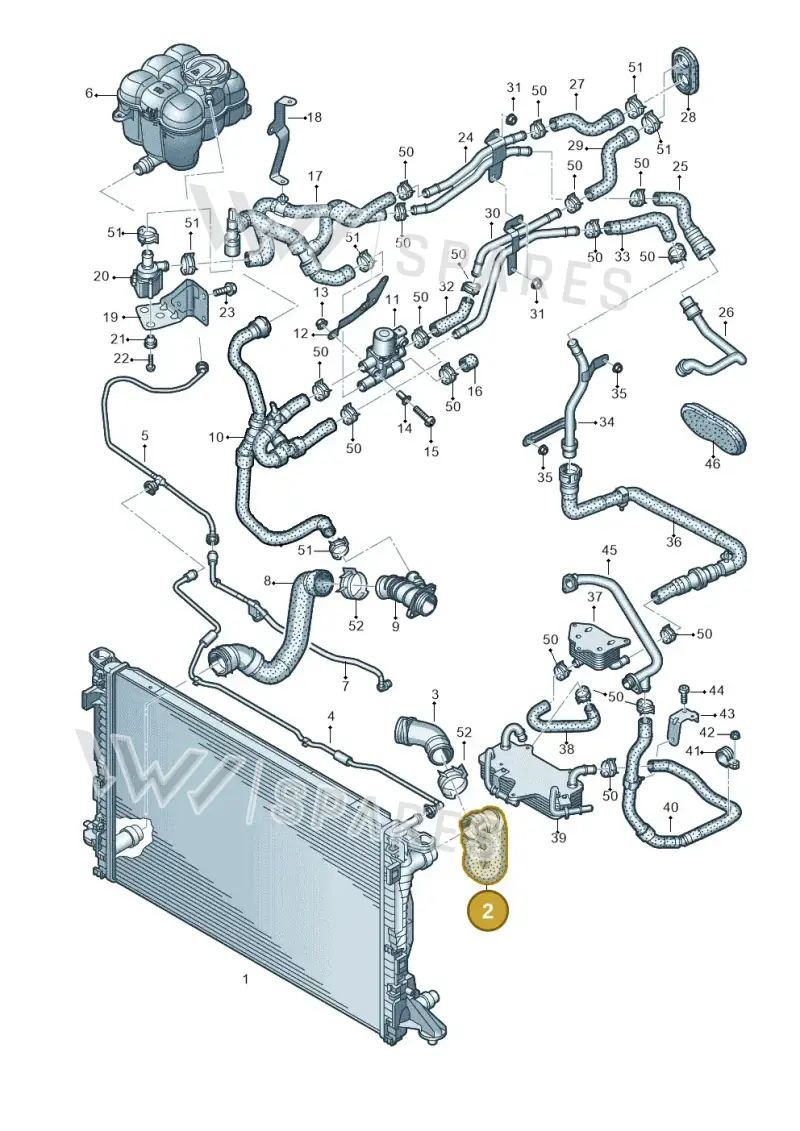 4M0122101DG — Audi Q8 Quattro 3,0 (2018-) diagram 859121142, position 2
