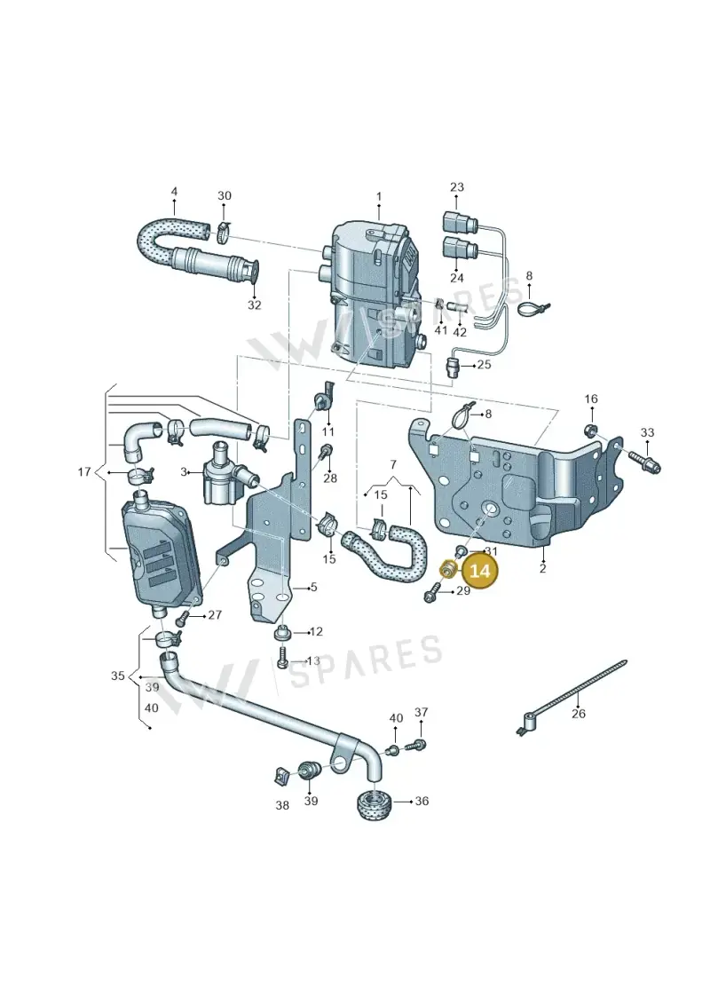 4M0129669 — Audi Q5 (2016-2020) diagram 896261000, position 14
