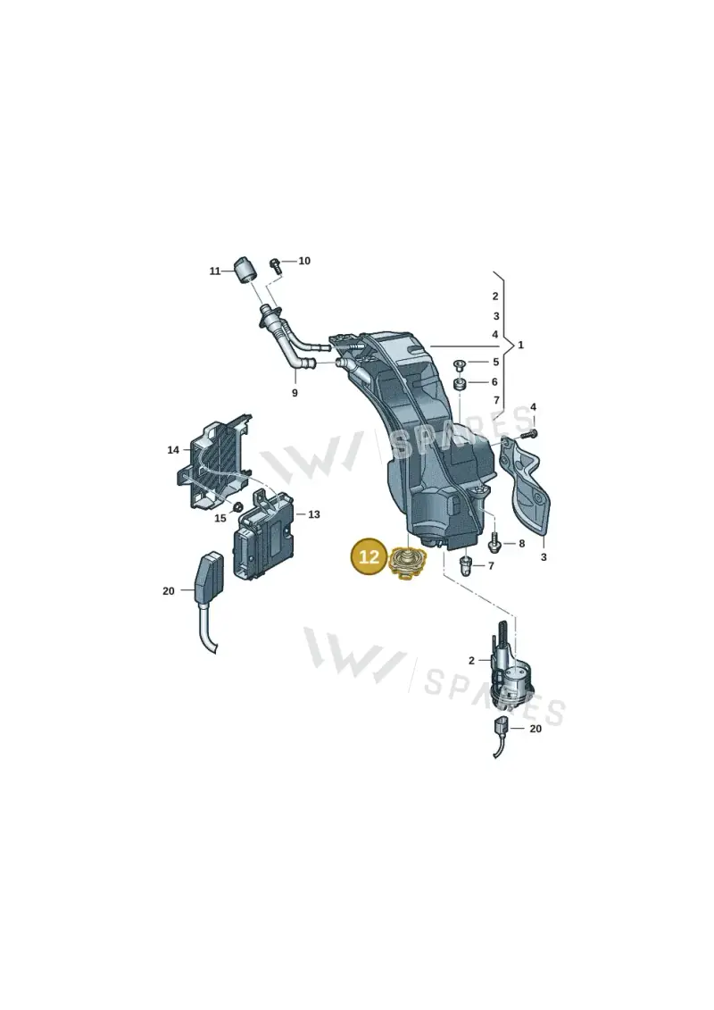 4M0131941C — Audi Q8 Quattro 3,0 (2018-) diagram 859201401, position 12