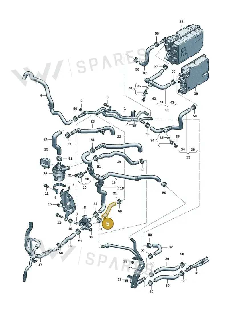 4M0145562G — Audi Q8 (2018-2025) diagram 859121142, position 5
