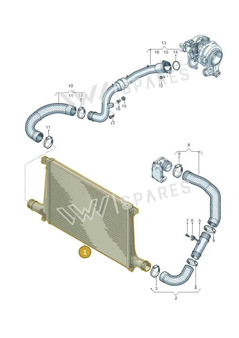 4M0145805M — Audi Q8 Quattro 3,0 (2018-) diagram 439145050, position 1
