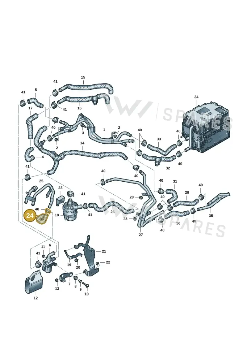 4M0145947AD — Audi Q8 Quattro 3,0 (2018-) diagram 859121148, position 24