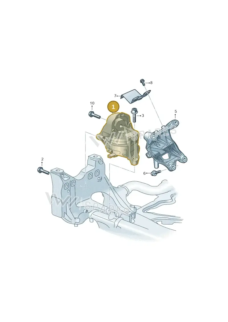 4M0199371GN — Audi RS6 Avant (2019-2025) diagram 838199200, position 1