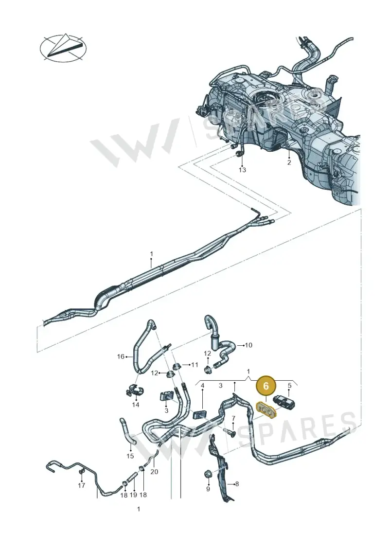 4M0201196F — Audi RS Q8 Quattro (2019-) diagram 595201500, position 6