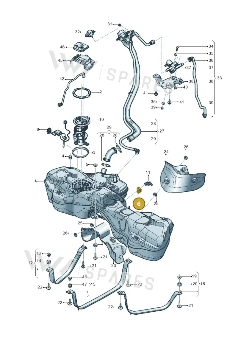 4M0201278A — Audi Q8 Quattro 3,0 (2018-) diagram 429201200, position 6