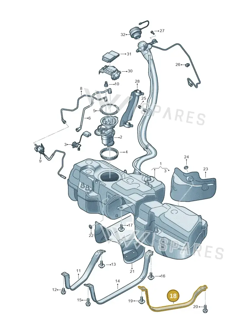 4M0201391C — Audi RS Q8 Quattro (2019-) diagram 429201000, position 18