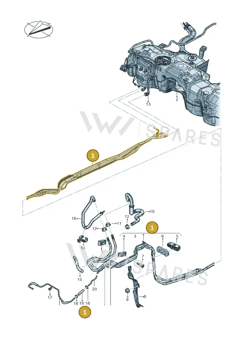 4M0201544BK — Audi RS Q8 (2019-2025) diagram 595201500, position 1