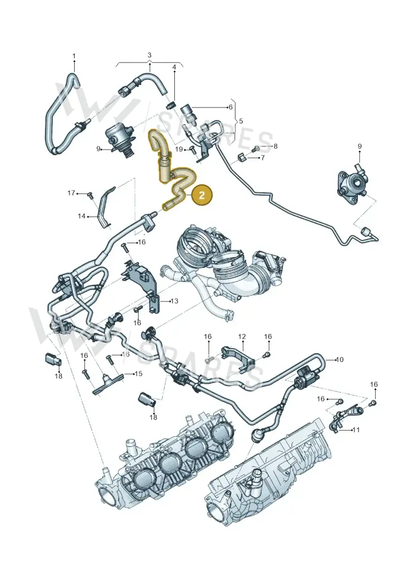 4M0201994AR — Audi RS Q8 Quattro (2019-) diagram 819133650, position 2