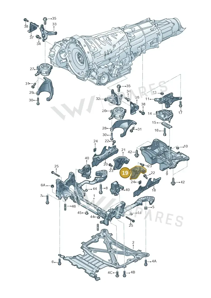 4M0399299D — Audi RS Q8 Quattro (2019-) diagram 859399850, position 19