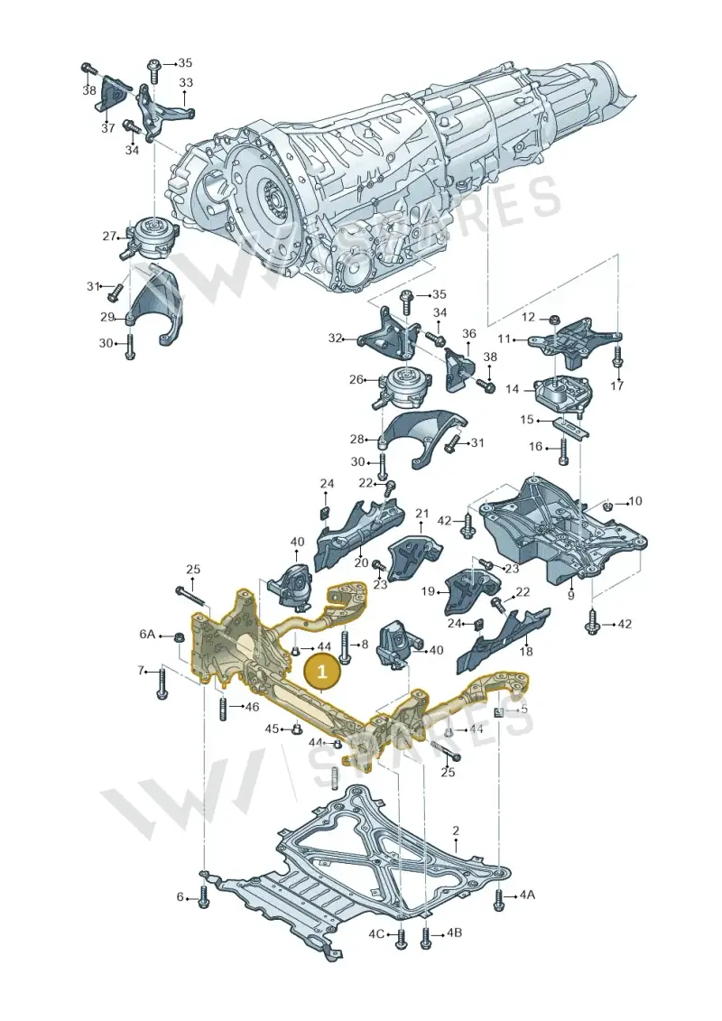 4M0399315T — Audi RS Q8 Quattro (2019-) diagram 859399850, position 1