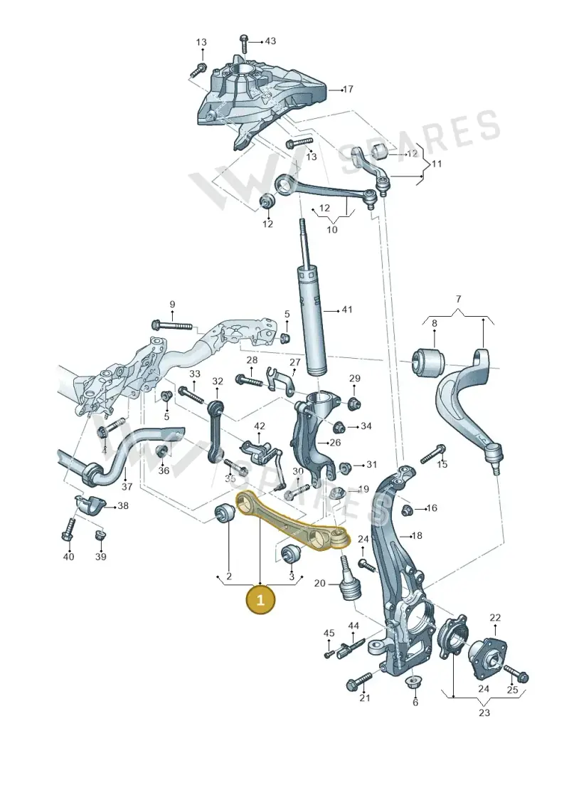 4M0407152H — Audi Q8 Quattro 3,0 (2018-) diagram 859407000, position 1